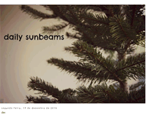 Tablet Screenshot of dailysunbeams.blogspot.com