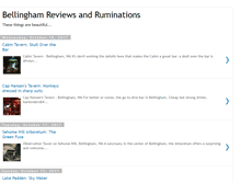 Tablet Screenshot of bellinghamreviews.blogspot.com