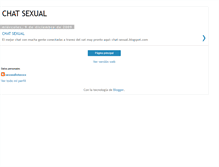 Tablet Screenshot of chat-sexual.blogspot.com