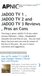 Mobile Screenshot of jadootv.blogspot.com