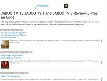 Tablet Screenshot of jadootv.blogspot.com