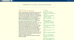 Desktop Screenshot of frokenflanofilosoferar.blogspot.com
