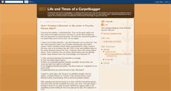 Desktop Screenshot of lifeofacarpetbagger.blogspot.com