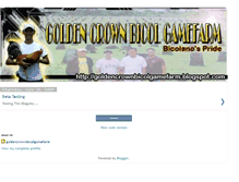 Tablet Screenshot of goldencrownbicolgamefarm.blogspot.com