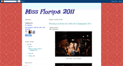 Desktop Screenshot of missfloripa2011.blogspot.com