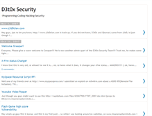Tablet Screenshot of d3t0x-security.blogspot.com