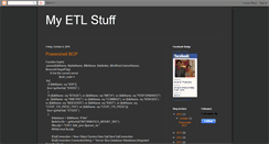 Desktop Screenshot of my-etl-stuff.blogspot.com