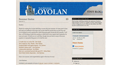 Desktop Screenshot of loyolanblog.blogspot.com