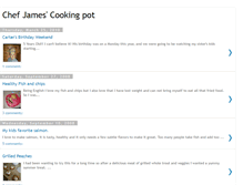 Tablet Screenshot of chefjamescookingpot.blogspot.com