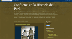 Desktop Screenshot of conflictosenelperu.blogspot.com