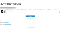 Tablet Screenshot of buythehottest.blogspot.com