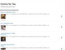 Tablet Screenshot of comicsforyou.blogspot.com