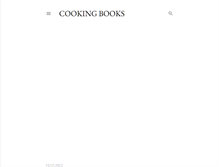 Tablet Screenshot of cooking-books.blogspot.com