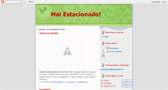 Desktop Screenshot of malestacionado.blogspot.com