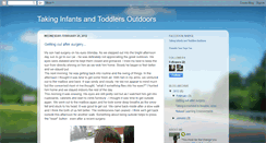 Desktop Screenshot of infantsandtoddlersoutdoors.blogspot.com