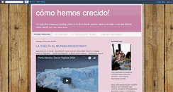 Desktop Screenshot of comohemoscrecido.blogspot.com