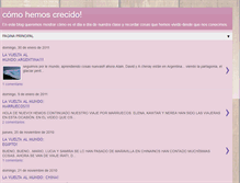 Tablet Screenshot of comohemoscrecido.blogspot.com