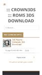 Mobile Screenshot of crown3ds.blogspot.com