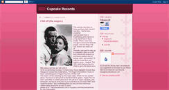 Desktop Screenshot of cupcakerecords.blogspot.com