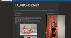 Desktop Screenshot of fashion892424.blogspot.com