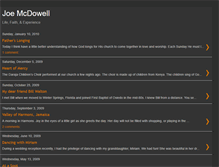 Tablet Screenshot of joemcdowell.blogspot.com