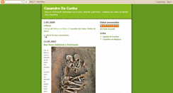 Desktop Screenshot of casandradacunha.blogspot.com