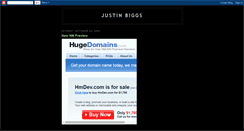 Desktop Screenshot of justinbiggs.blogspot.com
