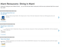 Tablet Screenshot of dininginmiami.blogspot.com