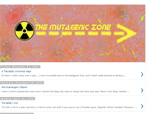 Tablet Screenshot of mutageniczone.blogspot.com