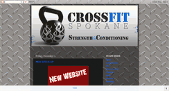 Desktop Screenshot of crossfitspokane.blogspot.com