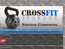 Tablet Screenshot of crossfitspokane.blogspot.com