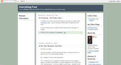 Desktop Screenshot of everythingfred.blogspot.com