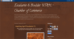 Desktop Screenshot of escalantechamber.blogspot.com