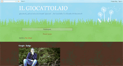 Desktop Screenshot of giocattolaio.blogspot.com