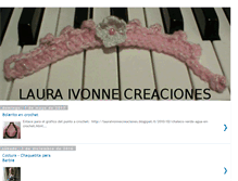 Tablet Screenshot of lauraivonnecreaciones.blogspot.com