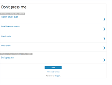 Tablet Screenshot of dont-press-me.blogspot.com