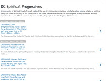 Tablet Screenshot of dcspiritualprogressives.blogspot.com