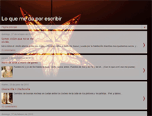 Tablet Screenshot of loquemedaxescribir.blogspot.com