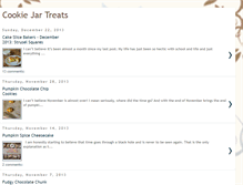 Tablet Screenshot of cookiejartreats.blogspot.com