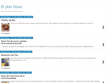 Tablet Screenshot of elplatblanc.blogspot.com