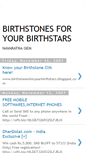 Mobile Screenshot of birthstonesforyourbirthstars.blogspot.com