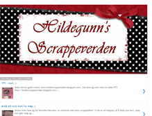 Tablet Screenshot of hildegunnsscrappeverden.blogspot.com