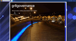 Desktop Screenshot of gr8governance.blogspot.com