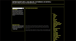 Desktop Screenshot of define-isaretleri.blogspot.com