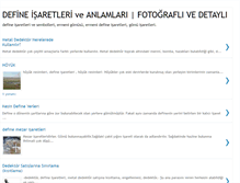 Tablet Screenshot of define-isaretleri.blogspot.com