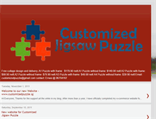 Tablet Screenshot of customizedpuzzle.blogspot.com