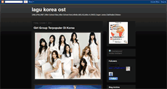 Desktop Screenshot of lagukoreaost.blogspot.com