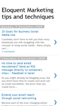 Mobile Screenshot of eloquentmarketing.blogspot.com