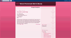 Desktop Screenshot of naturalhomemadebeauty.blogspot.com
