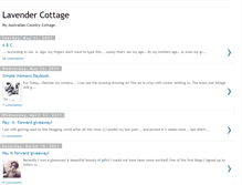 Tablet Screenshot of lavendercottagemaz.blogspot.com